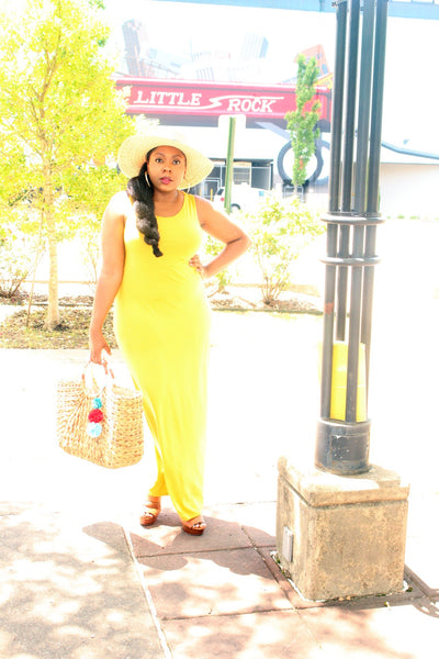 Tank Dress - Yellow