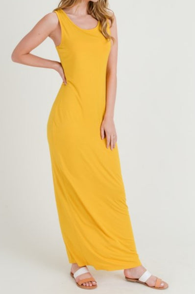 Tank Dress - Yellow